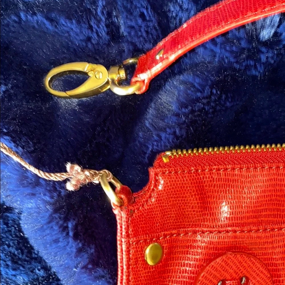 KATE LANDRY. CLUTCH/SMALL PURSE. RED. CLASSY. CUTE